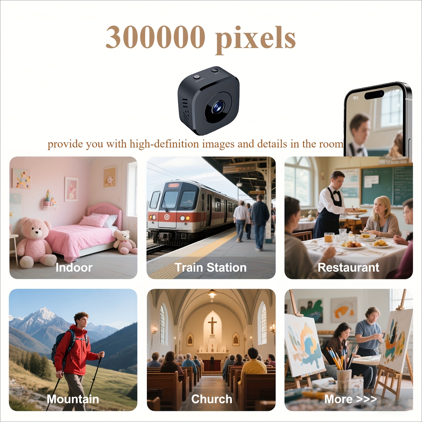 1080P HD Mini WiFi Camera Indo – Security Ip Camera recenzja i cena