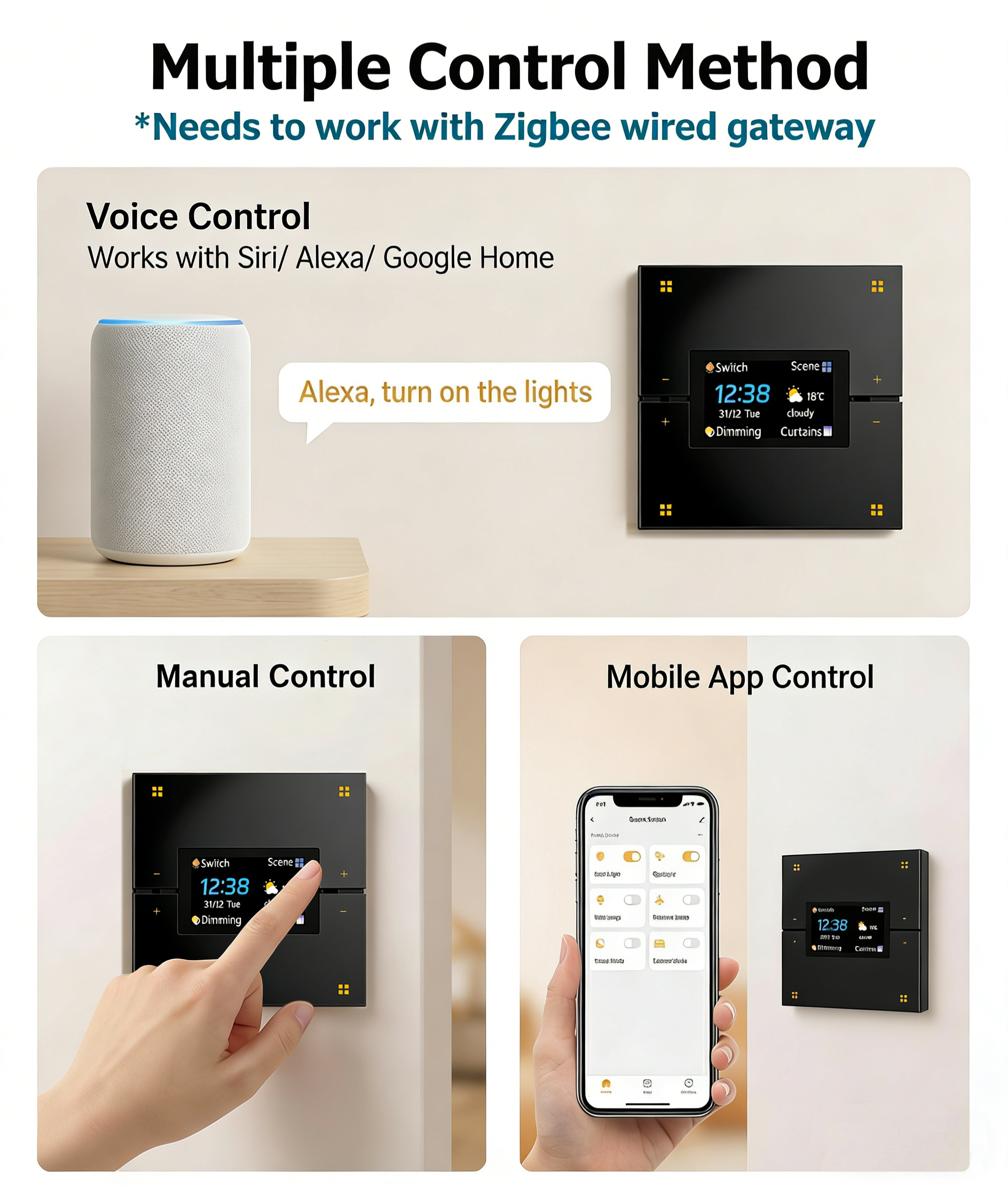 M9 Pro 8-Button UK Tuya Smart  – Smart Home Voice Control recenzja i cena