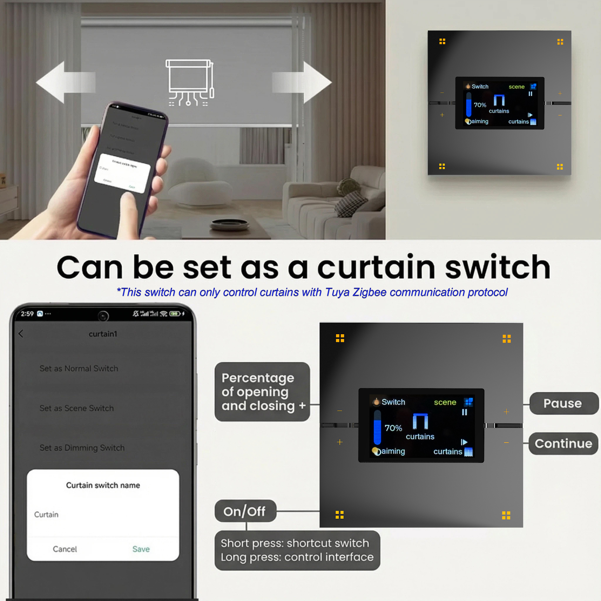 M9 Pro 8-Button UK Tuya Smart  – Smart Home Voice Control recenzja i cena
