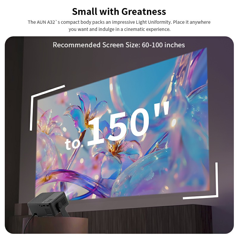 AUN A32 Pro Android Projector  – Smart Home X10 recenzja i cena