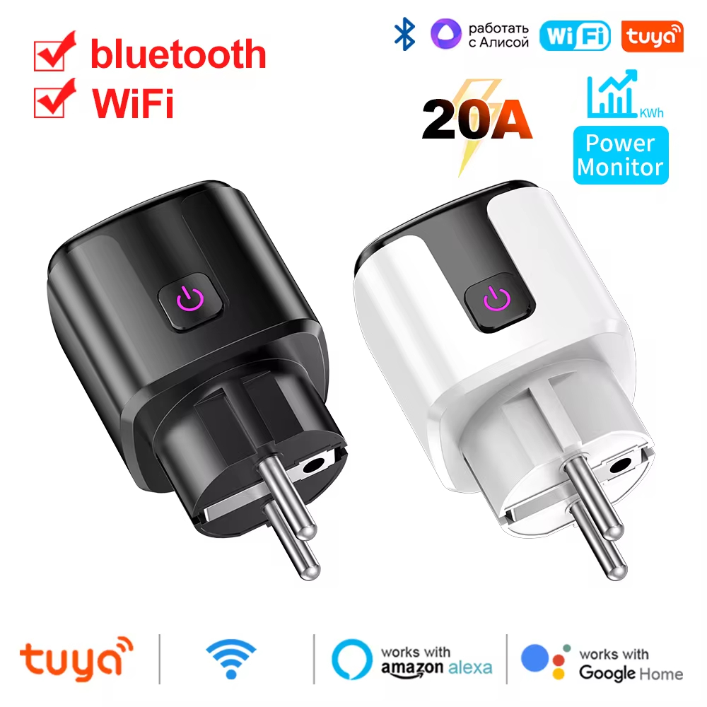 20A AC100-240V Wifi Smart Plug – Smart Home Elements recenzja i cena