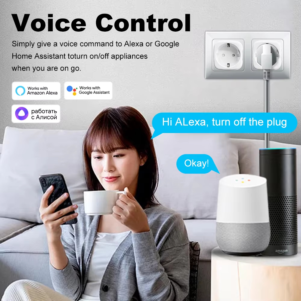 20A AC100-240V Wifi Smart Plug – Smart Home Elements recenzja i cena