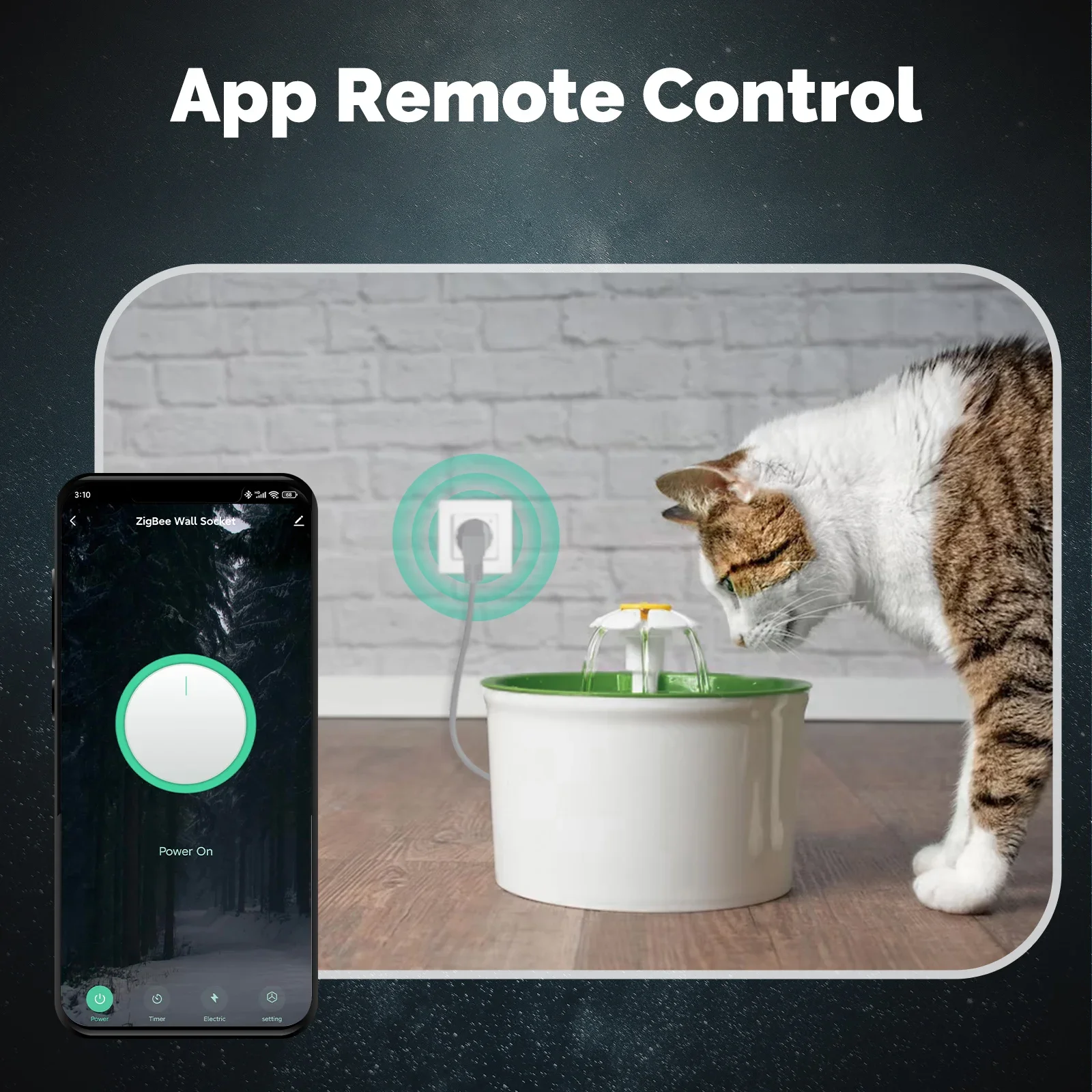 MOES Tuya ZigBee Smart Socket  – Smart Home Voice Control recenzja i cena