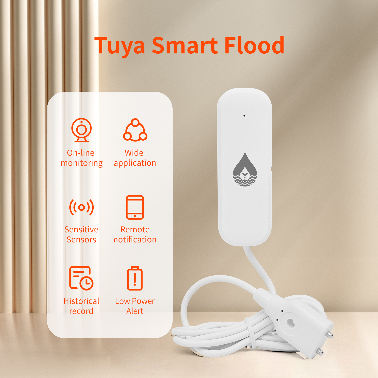 YFK Tuya WiFi Water Leakage Se – Wifi Water Sensor recenzja i cena