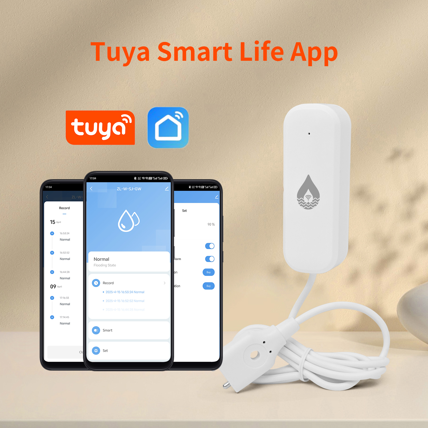 YFK Tuya WiFi Water Leakage Se – Wifi Water Sensor recenzja i cena