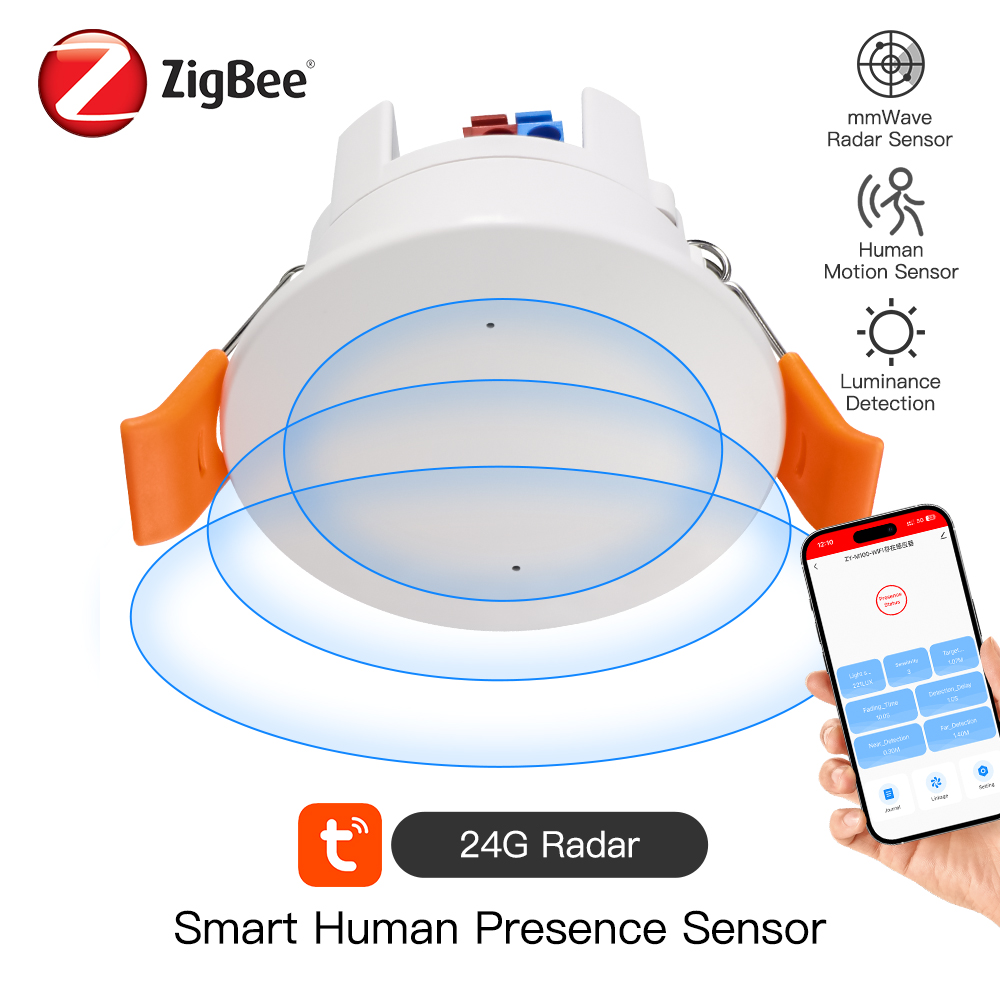 ZigBee MmWave Radar Human Pres – Zigbee Motion Sensor recenzja i cena