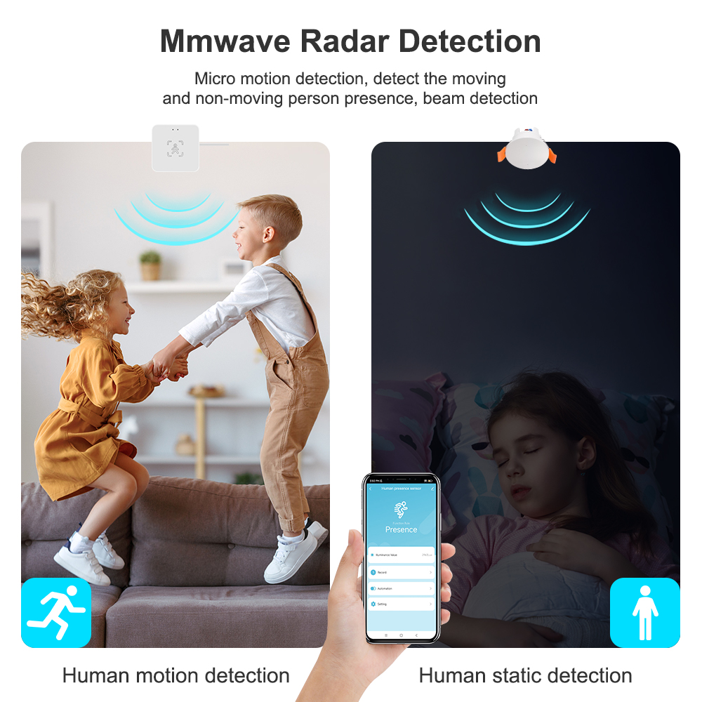 ZigBee MmWave Radar Human Pres – Zigbee Motion Sensor recenzja i cena
