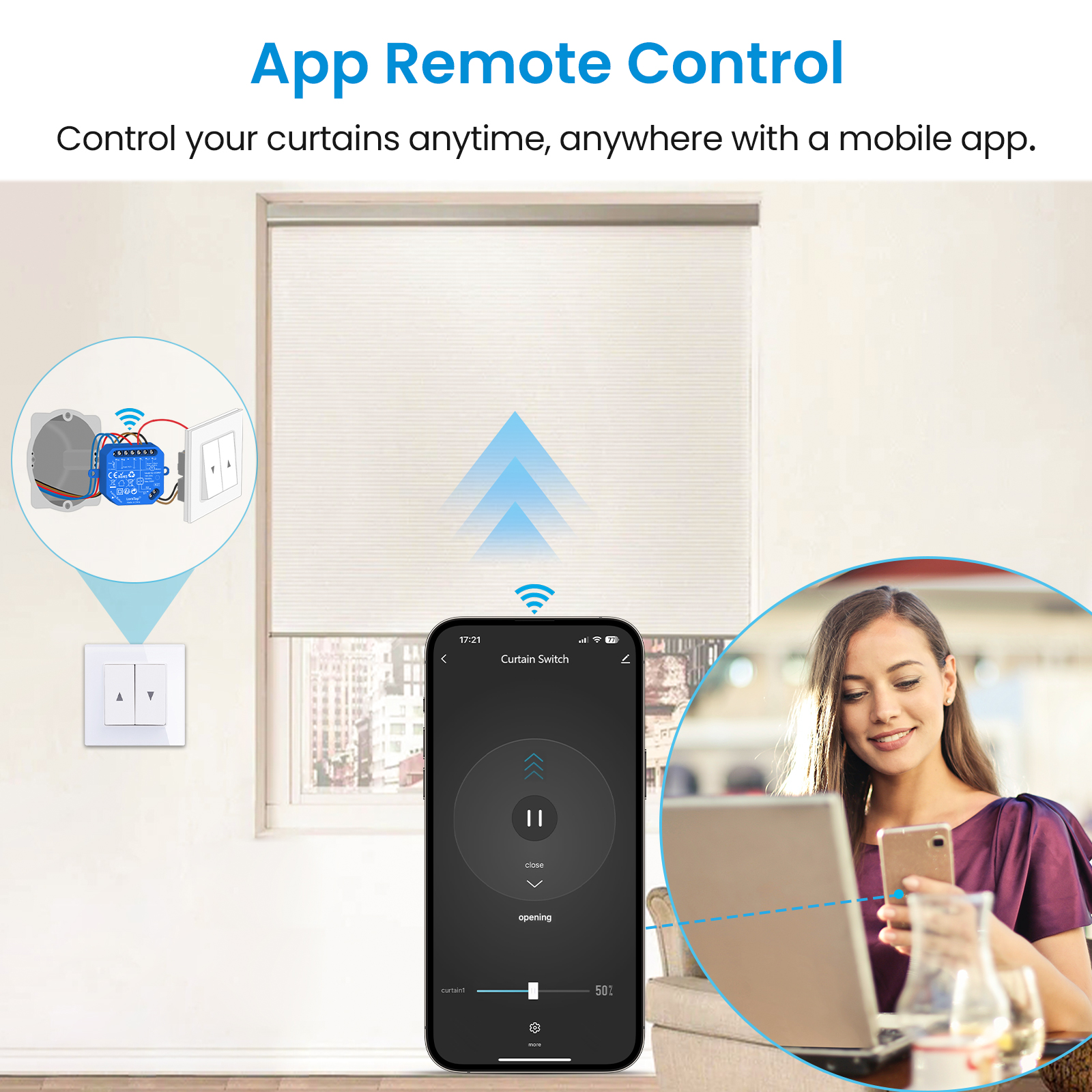 LoraTap Tuya Smart Roller Shut – Universal Remote Smart Home recenzja i cena