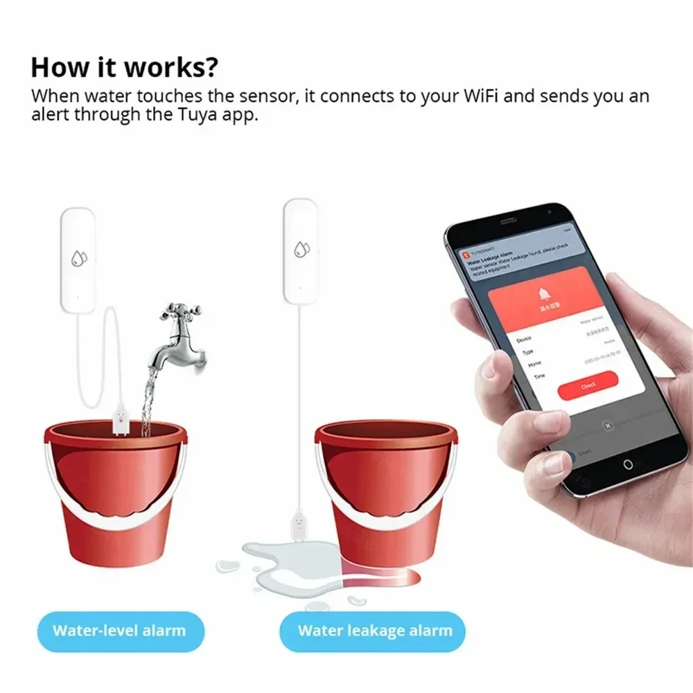 Tuya WiFi Water Sensor Leakage – Wifi Water Sensor recenzja i cena