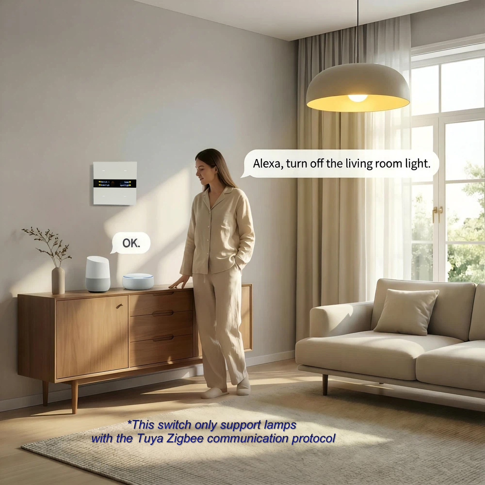 M8 pro Zigbee smart switch pan – Smart Home Voice Control recenzja i cena