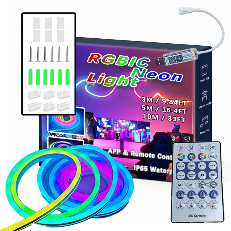 5V USB RGBIC LED Neon Rope Lig – Smart Home For Pc recenzja i cena