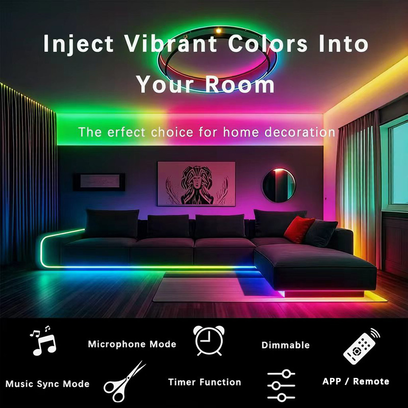 5V USB RGBIC LED Neon Rope Lig – Smart Home For Pc recenzja i cena