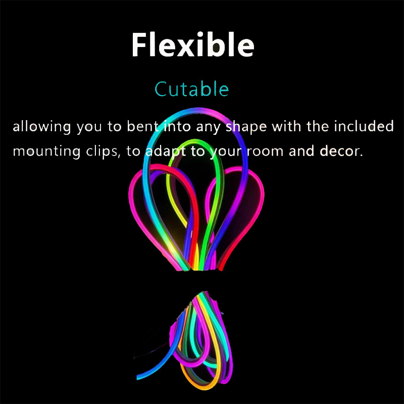 5V USB RGBIC LED Neon Rope Lig – Smart Home For Pc recenzja i cena