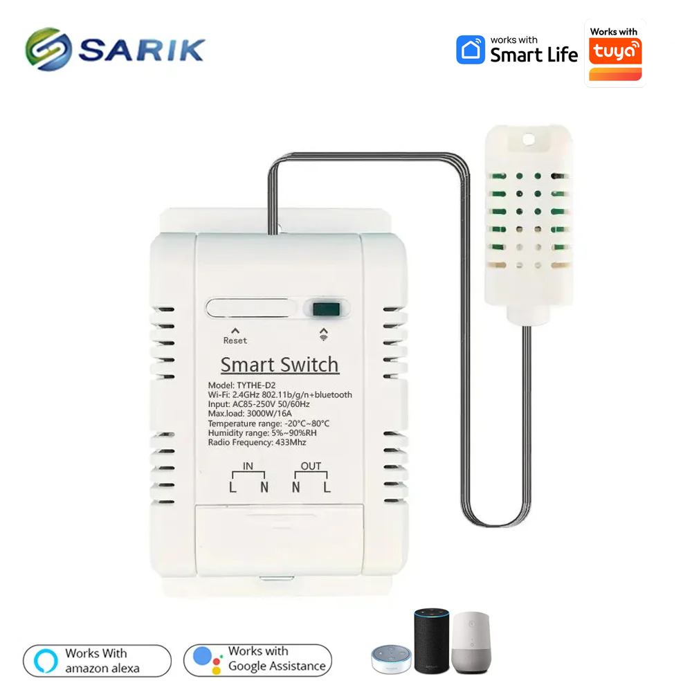 Work with tuya 16A 3000W WiFi  – Smart Home Thermostat recenzja i cena