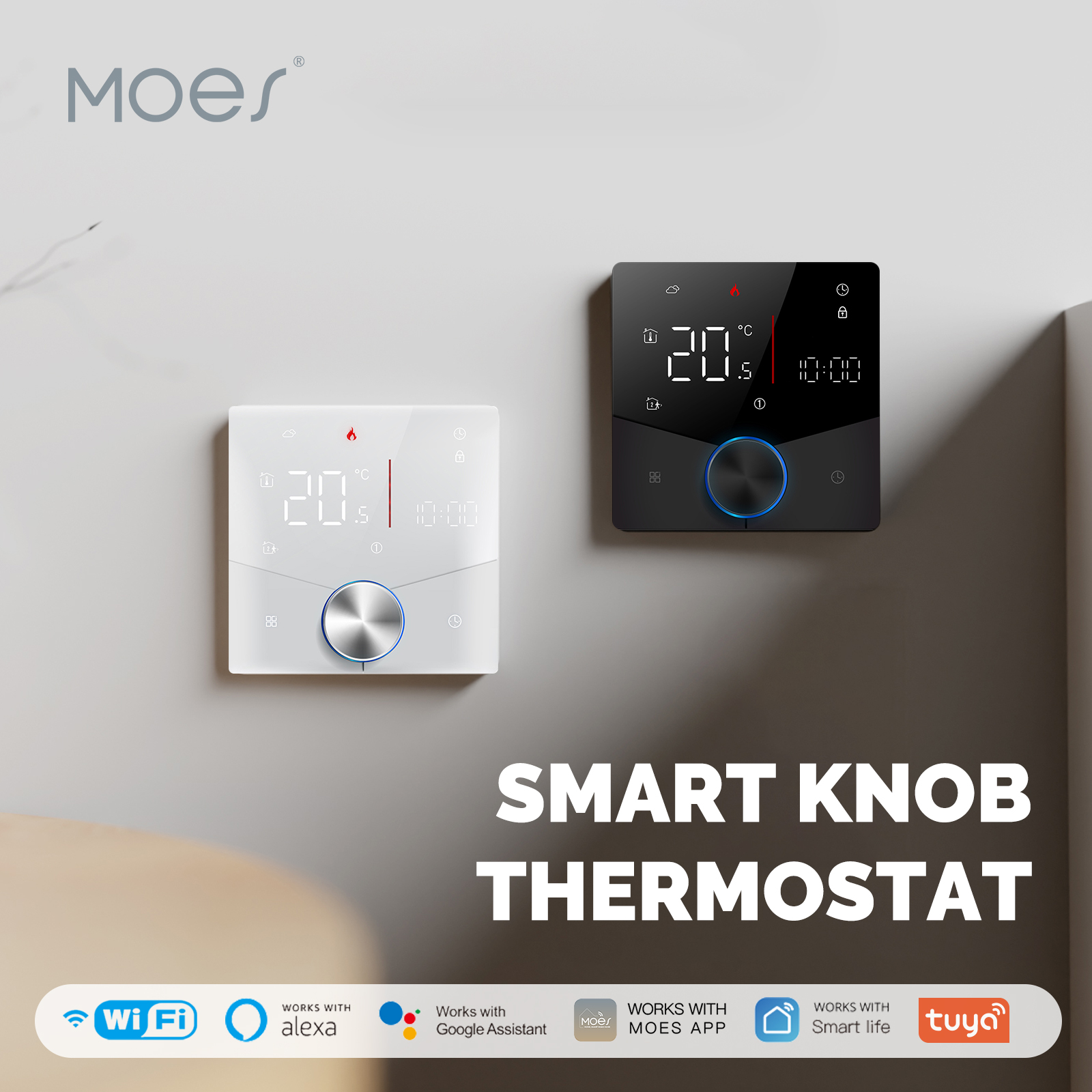 MOES Tuya WiFi Smart Knob Ther – Smart Home Thermostat recenzja i cena