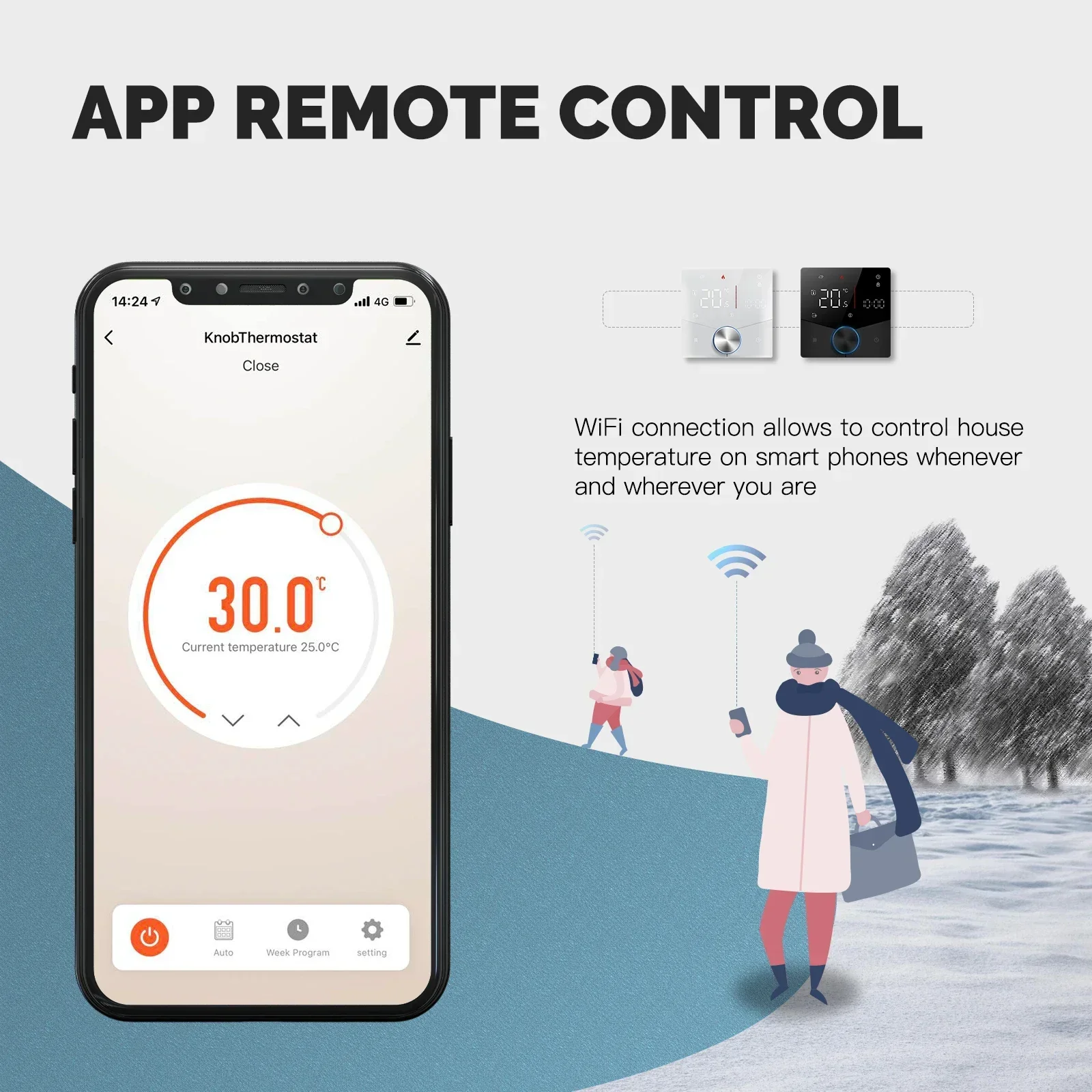 MOES Tuya WiFi Smart Knob Ther – Smart Home Thermostat recenzja i cena