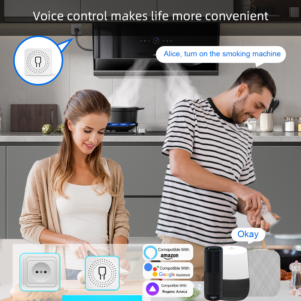 2 Way Tuya smart swtich 2Gang  – Smart Home Voice Control recenzja i cena