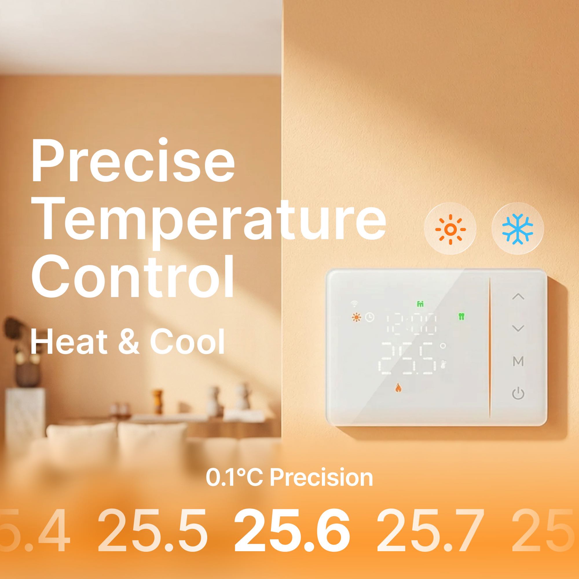 Tuya smart battery powered wif – Smart Home Thermostat recenzja i cena