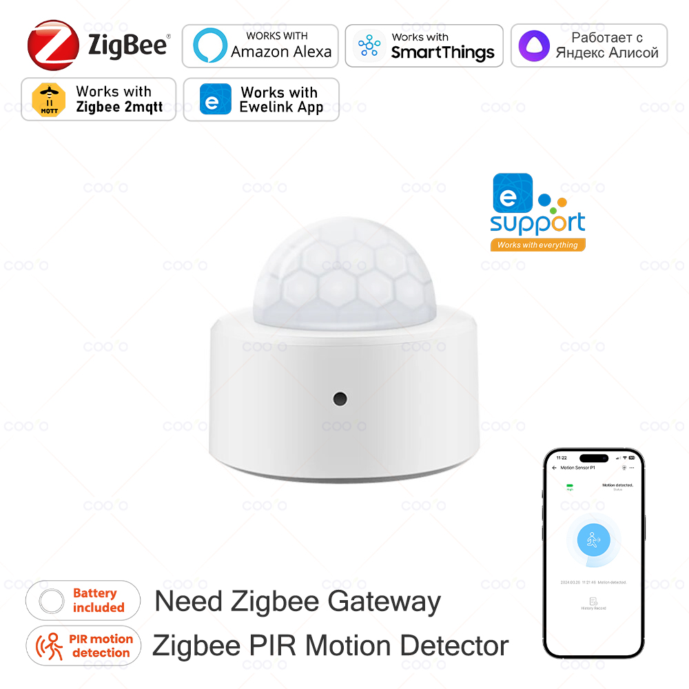 Zigbee Mini PIR Motion Sensor  – Zigbee Motion Sensor recenzja i cena