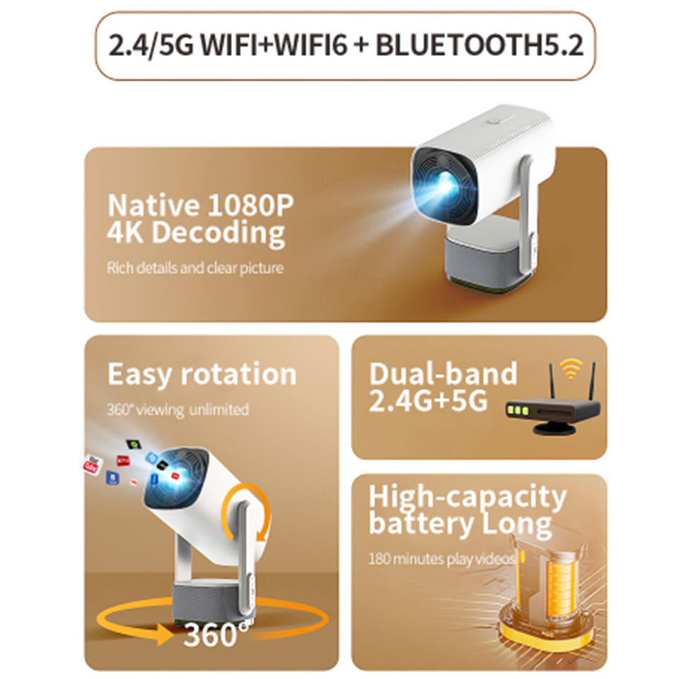 New 4K Projector K2 Smart Andr – Smart Home X10 recenzja i cena